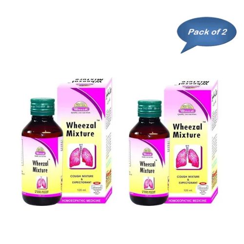 Wheezal Mixture 120 Ml (Pack of 2)