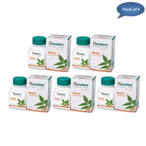 Himalaya Neem 60 Tablets(pack of 5)