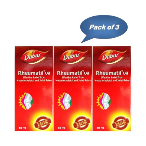 Dabur Rheumatil Oil 50 Ml (Pack Of 3)