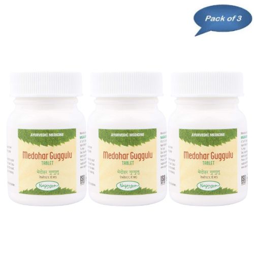 Nagarjun (Gujarat) Medohar Guggulu 60 Tablets (Pack of 3)
