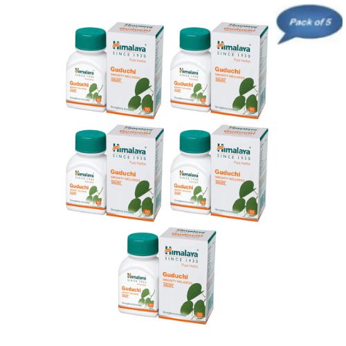 Himalaya Guduchi 60 Tablets (Pack of 5)