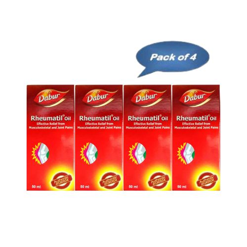 Dabur Rheumatil Oil 50 Ml (Pack of 4)