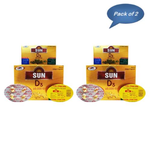 Opi Group Sun D3 4 Capsules (Pack of 2)