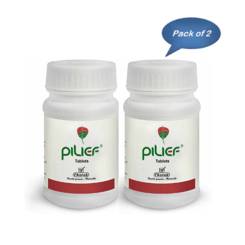 Charak Pharma Pilief 40 Tablets (Pack of 2)