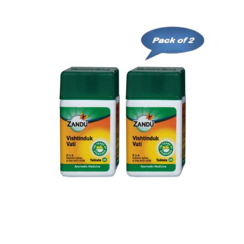 Zandu Vishtinduk Vati 40 Tablets (Pack Of 2)