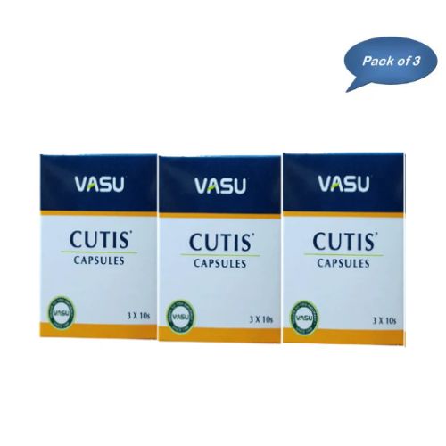 Vasu Cutis 10 Capsules (Pack Of 3)