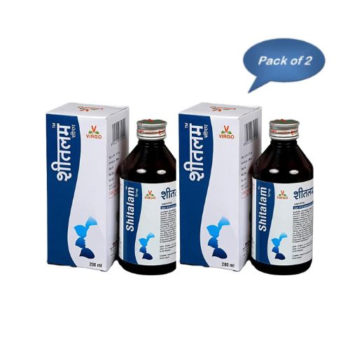 Virgo Uap Shitalam Syrup 200 Ml (Pack of 2)