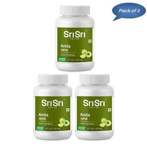 Sri Sri Tattva Amla 60 Tablets (Pack of 3)