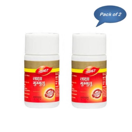 Dabur Laksha Guggulu 40 Tablets (Pack of 2)