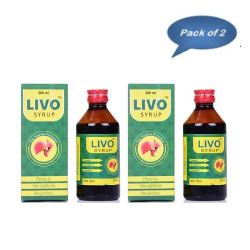 New Shama Livo Syrup 200 Ml (Pack of 2)