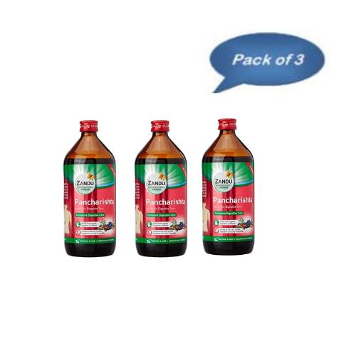 Zandu Pancharishta 450 Ml (Pack Of 3)