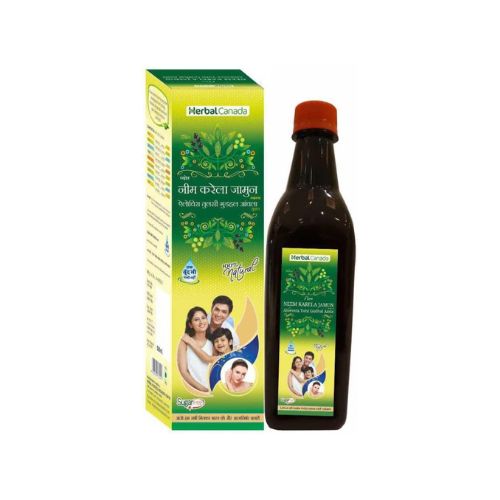 Herbal Canada Neem Karela Jamun Swaras 500 Ml