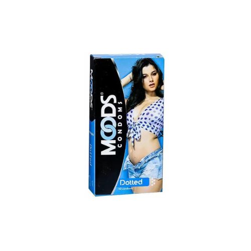 Hll Lifecare Moods Dotted Condoms 10 Pcs