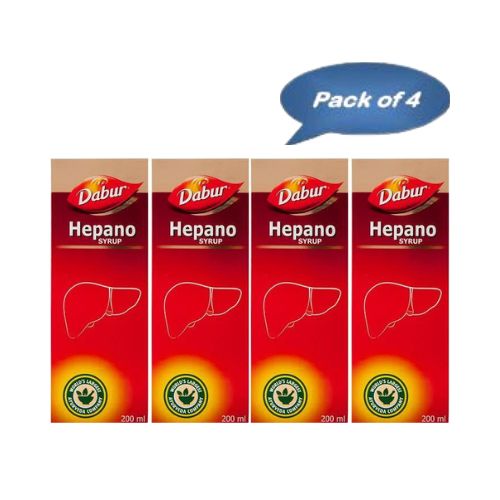 Dabur Hepano Syrup 200 Ml (Pack of 4)