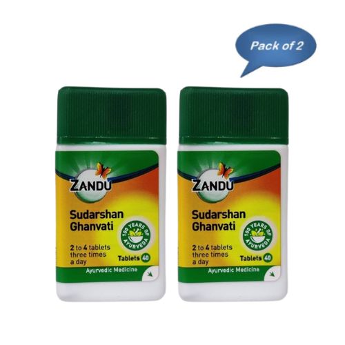 Zandu Sudarshan Ghanvati 40 Tablets (Pack of 2)