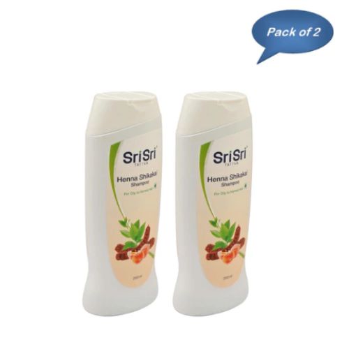 Sri Sri Tattva Henna Shikakai Shampoo 200 Ml (Pack of 2)