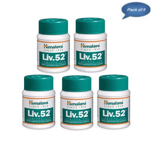 Himalaya Liv.52 100 Tablets(pack o f 5)