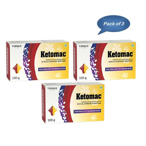 Torque Ayurveda Ketomac Soap 100 Gm (Pack Of 3)