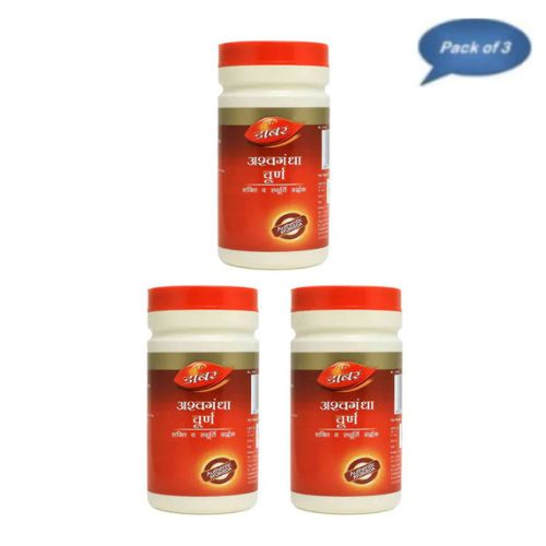 Dabur Ashwagandha Churna 60 Gm (Pack of 3)