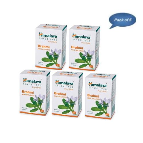 Himalaya Brahmi 60 Tablets(pack of 5)