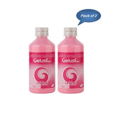 Pfizer Gelusil Mps Sugar Free Syrup (Mint) 200 Ml (Pack of 2)