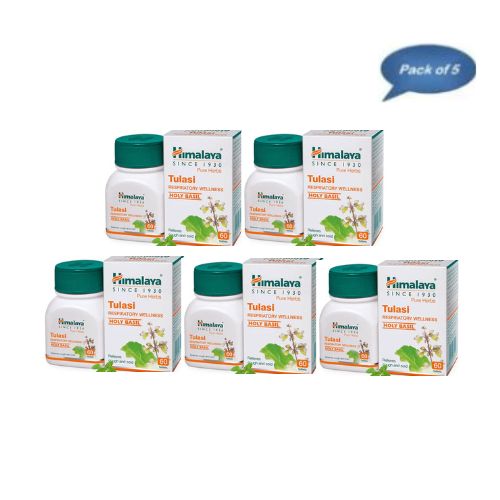Himalaya Tulasi 60 Tablets (Pack of 5)