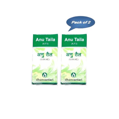 Dhanvantari Guj. Herb Anu Taila 30 Ml (Pack of 2)