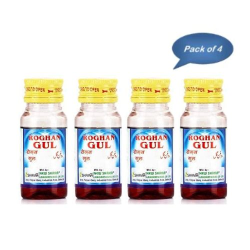 New Shama Roghan Gul 30 Ml (Pack of 4)