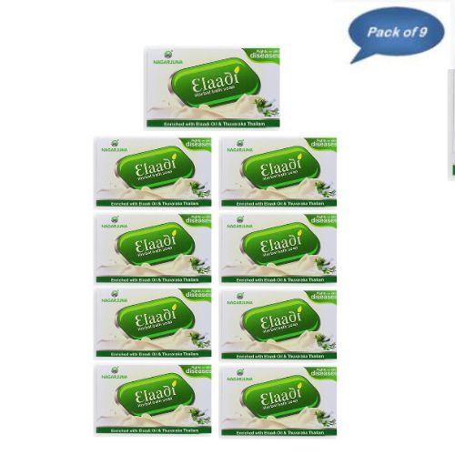 Nagarjuna Ayurveda Elaadi Soap 75 Gm (Pack Of 9)