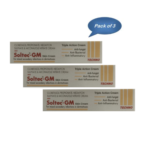 Technopharm Pvt Ltd Soltec-Gm (Skin Cream) 15 Gm (Pack Of 3)