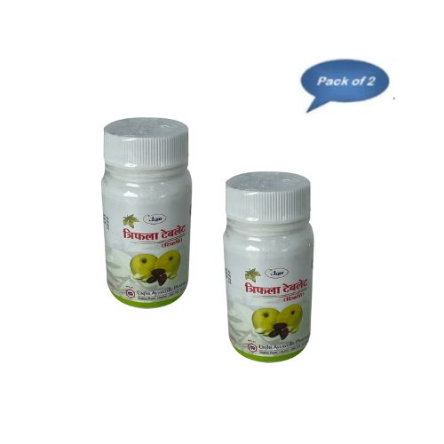 Unjha Ayurvedic Pharmacy Trifala 60 Tablets (Pack of 2)