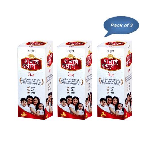 M. U. Amreliya Shabab-E-Hayat 50 Ml (Pack of 3)