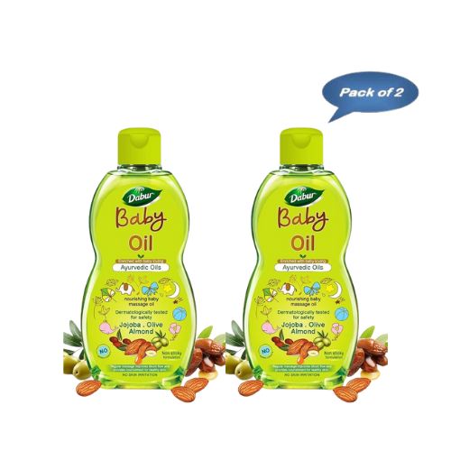 Dabur Baby Oil 200 Ml (Pack of 2)