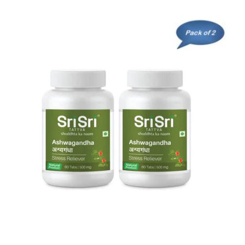 Sri Sri Tattva Ashwagandha 60 Tablets(Pack of 2)