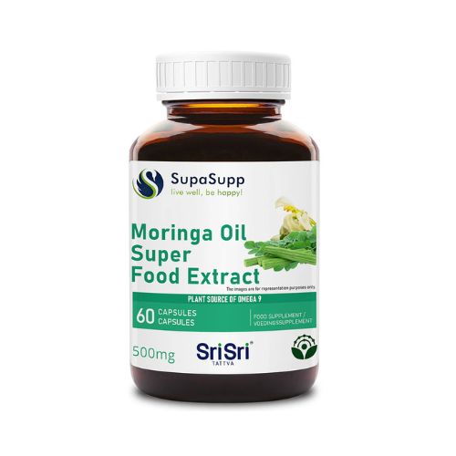 Sri Sri Tattva Moringa Oil Super Food Extract 500 Mg 60 Capsules