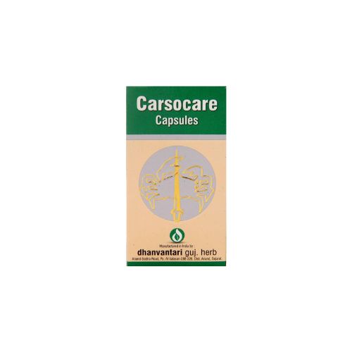 Dhanvantari Guj. Herb Carsocare 30 Capsules