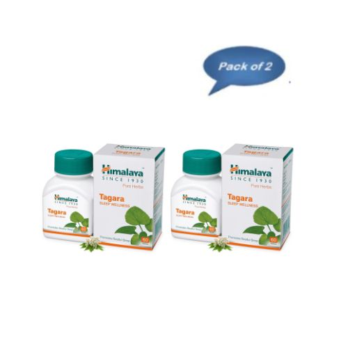Himalaya Tagara 60 Tablets(Pack of 2)