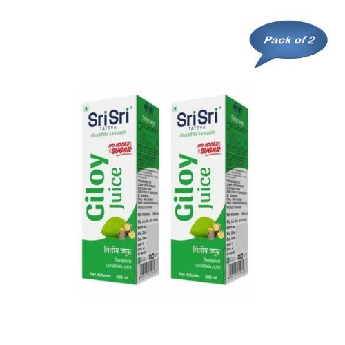 Sri Sri Tattva Giloy Juice 500 Ml(Pack of 2)