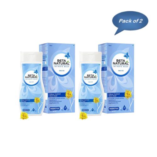 Win Medicare Beta Natural Wash Odour Control (Witch Hazel) 100 Ml (Pack of 2)