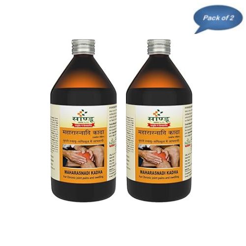 Sandu Pharmaceuticals Maharasnadi Kadha 450 Ml(Pack of 2)