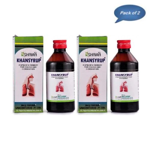 New Shama Khansyrup 200 Ml(Pack of 2)