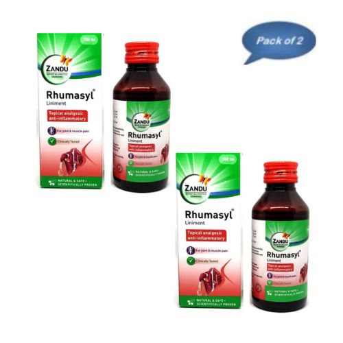Zandu Rhumasyl Liniment 100 Ml(Pack of 2)