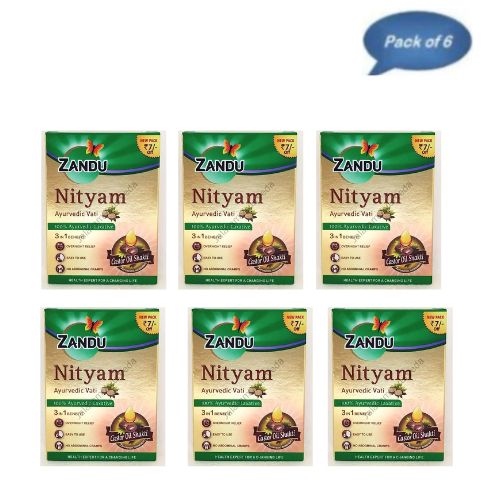 Zandu Nityam 10 Tablets (Pack Of 6)
