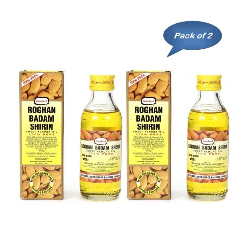 New Shama Raughan-E-Badam Shireen Oil 25 Ml (Pack of 2)