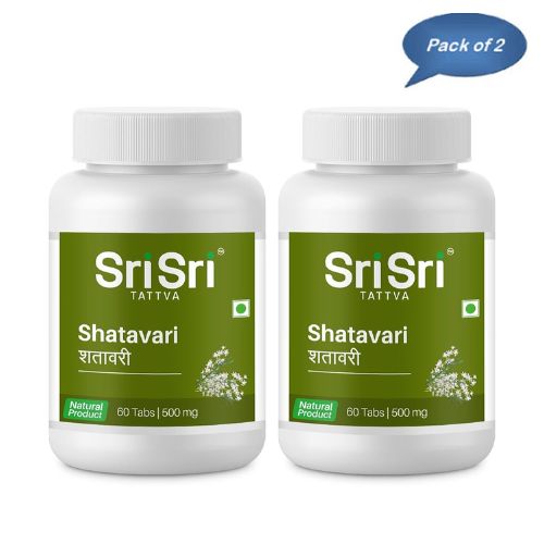 Sri Sri Tattva Shatavari 60 Tablets (Pack of 2)