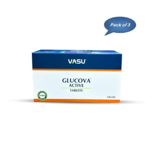 Vasu Glucova Active 10 Tablets Pack Of 3