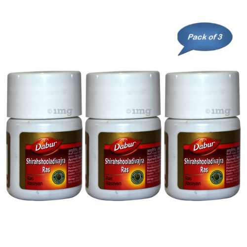 Dabur Shirahshooladivajra Ras 20 Tablets (Pack Of 3)