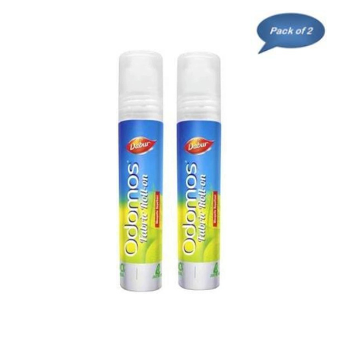 Dabur Odomos Fabric Roll On 8 Ml(Pack of 2)