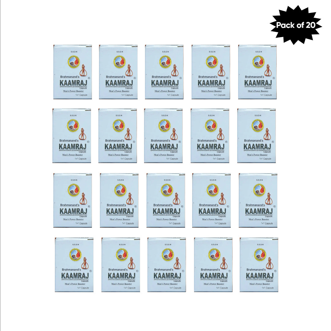 Brahmanand Ayurveda Kaamraj 1 Capsules(Pack of 20)