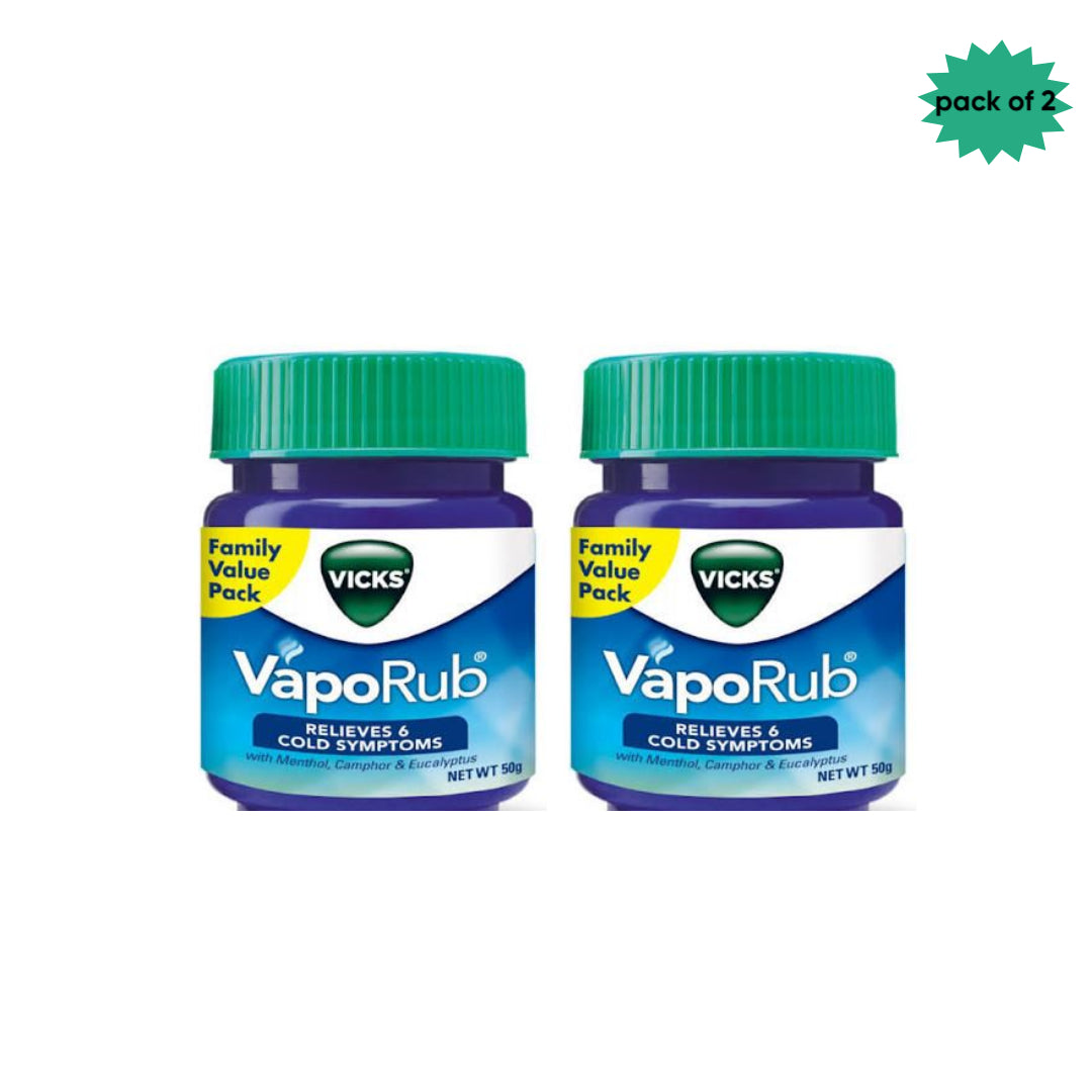 P&G Vicks Vaporub 50 Ml(Pack of 2)